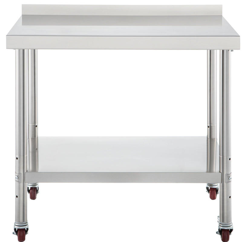 Commercial Kitchen Hardware - Metal Preparation Workbench 30x24x35 Inch For