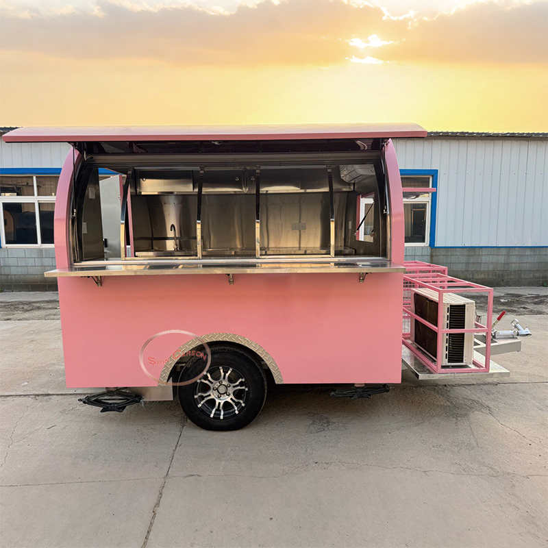 Commercial Kitchen Trailer - Commercial Standards Food Trailer Cart Mobile