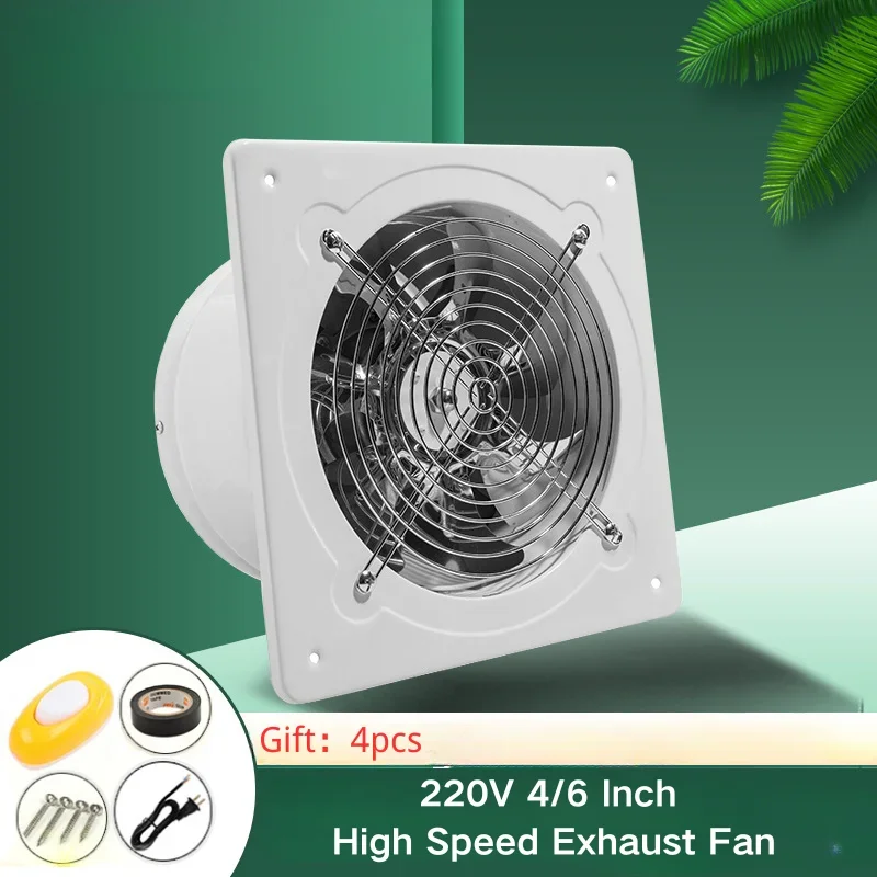 Commercial Kitchen Ventilation - 4/6 Inch High Speed Exhaust Fan