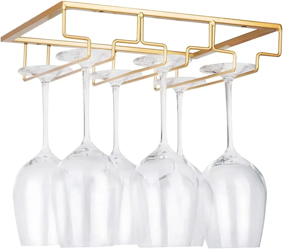 Commercial Kitchen Organiser - Wine Glass Hanger Rack for Bar