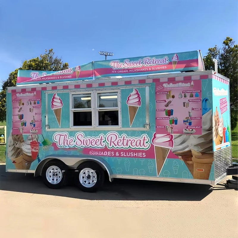 USA Approved Custom Food Trail – Commercial Kitchen Trailer recenzja i cena
