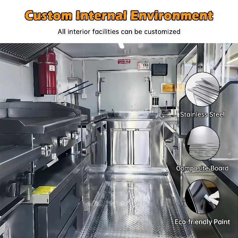 USA Approved Custom Food Trail – Commercial Kitchen Trailer recenzja i cena