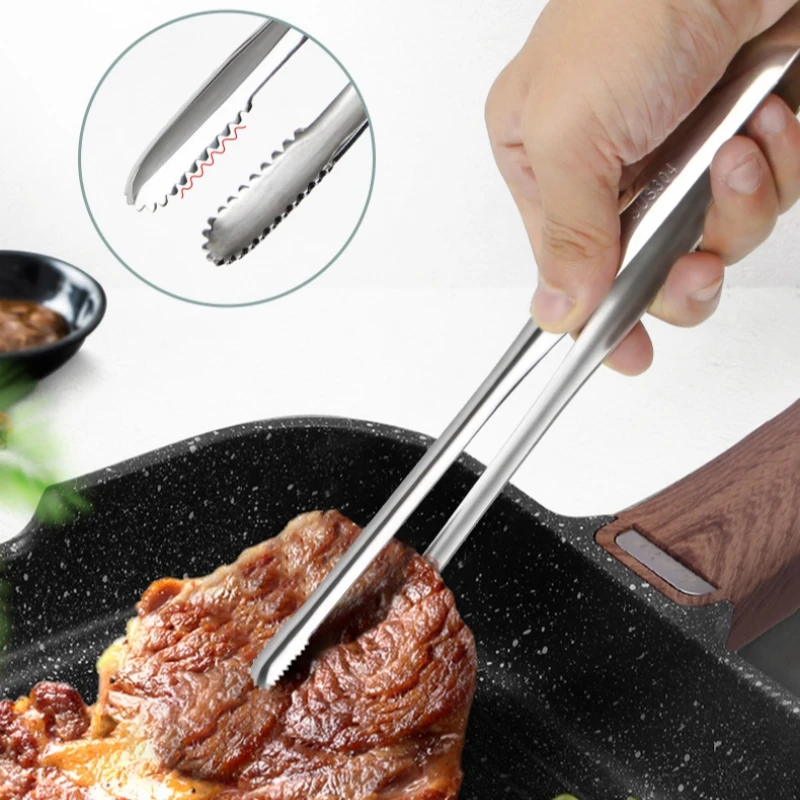 2Pcs Kitchen Tongs Stainless S – Commercial Kitchen Cooking recenzja i cena