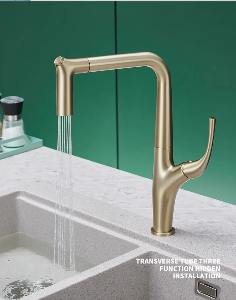 Pull Out Water Filter Tap Bras – Commercial Kitchen Mixer Tap recenzja i cena