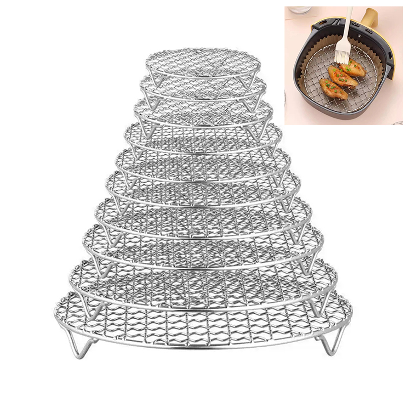 Round Air Fryer Rack With Legs – Commercial Kitchen Steamer recenzja i cena