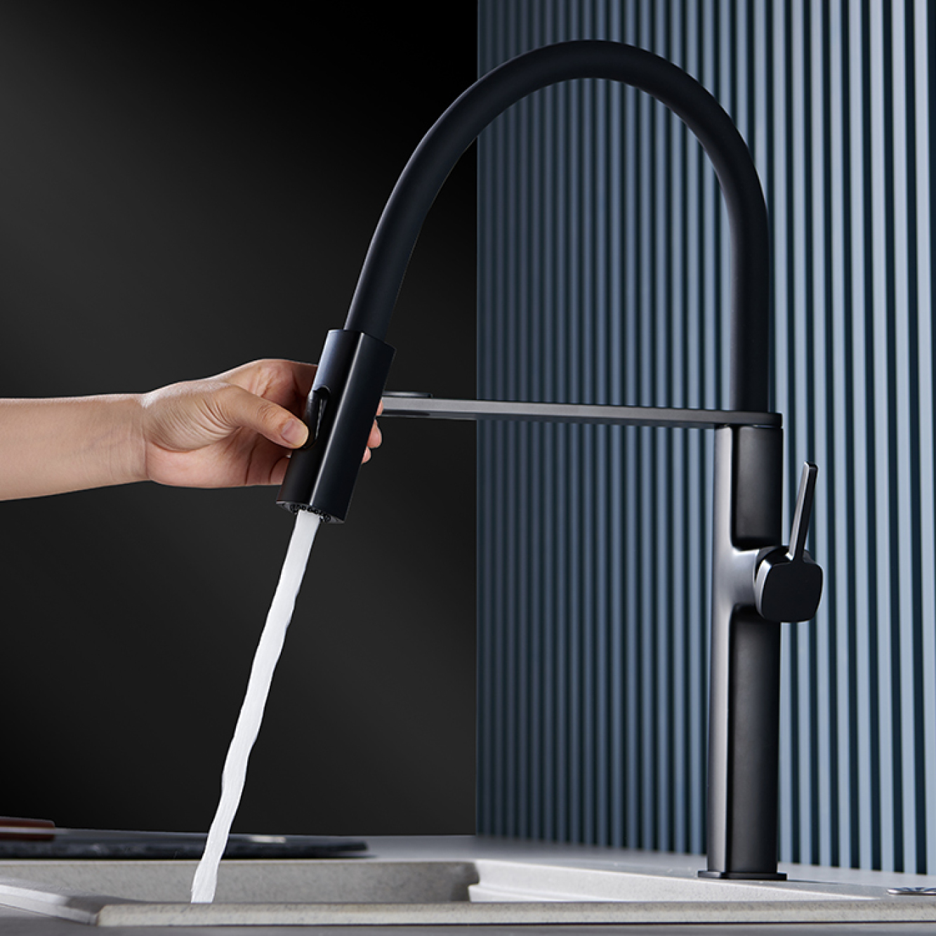 Luxury black brass kitchen fau – Commercial Kitchen Mixer Tap recenzja i cena