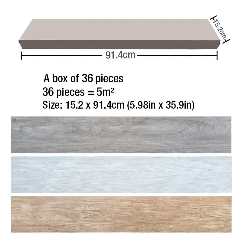 36pc PVC Self-adhesive Wood Gr – Commercial Kitchen Tiles recenzja i cena