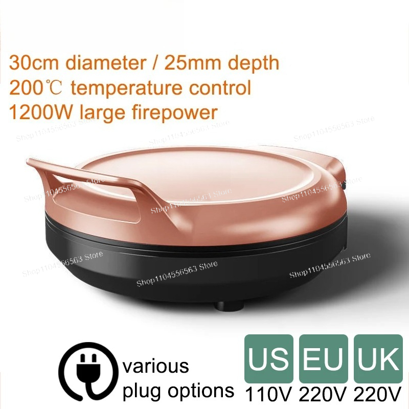 110V/220V Electric Pancake Mak – Crepe Maker Griddle recenzja i cena