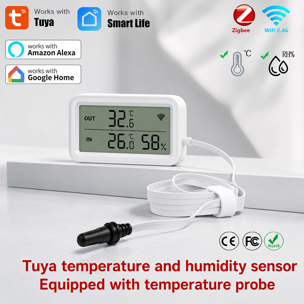Tuya Zigbee WiFi Temp Humidity – Commercial Kitchen Fridge recenzja i cena