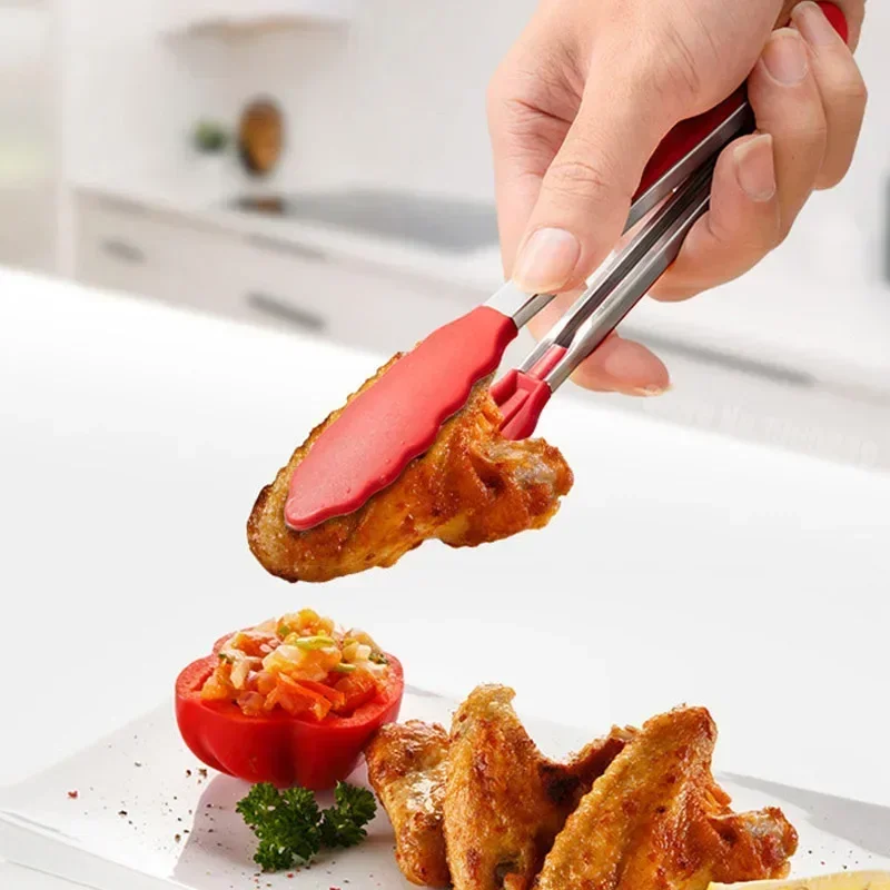 7 Inch Non-Slip Food Tongs Cre – Commercial Kitchen Cooking recenzja i cena