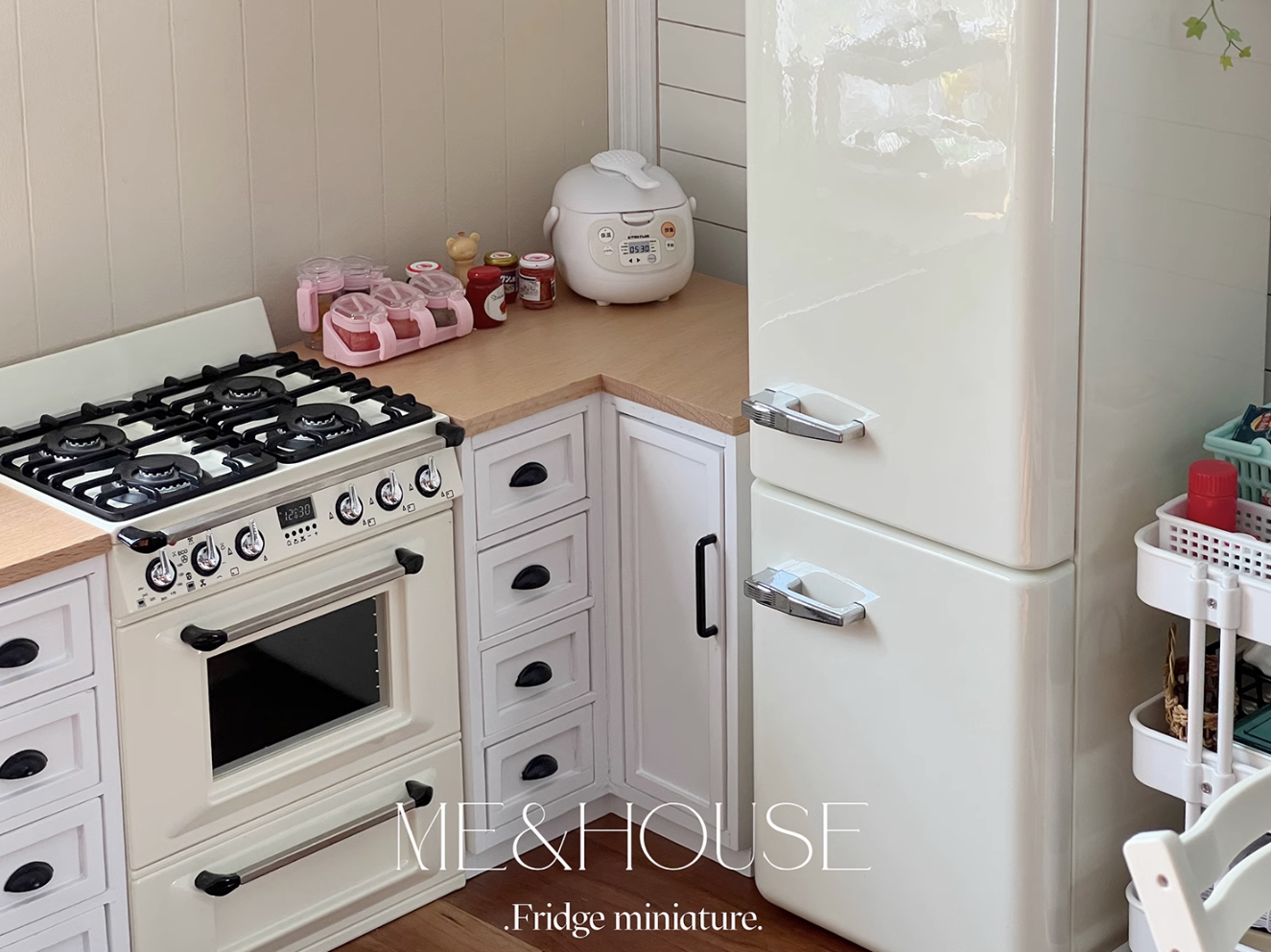 1/6 Modern Miniature Kitchen F – Commercial Kitchen Fridge recenzja i cena