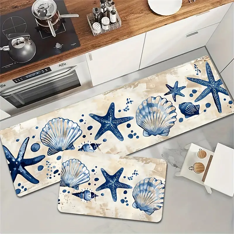 Beach Sea Star Shell Kitchen M – Kitchen Flooring Commercial recenzja i cena