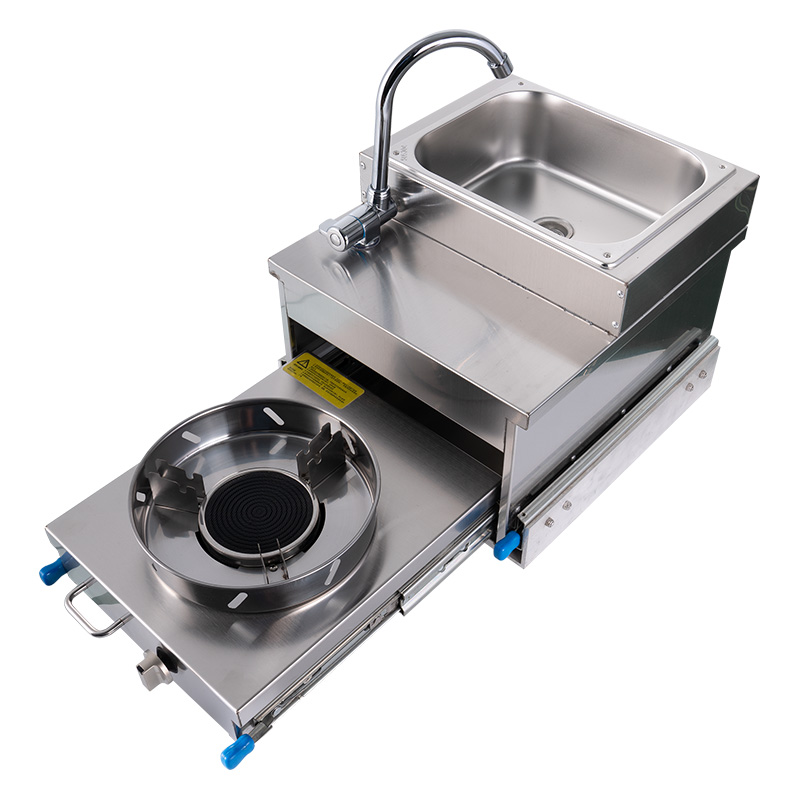 RV Pull-out Gas Stove With Sin – Commercial Kitchen Burner recenzja i cena