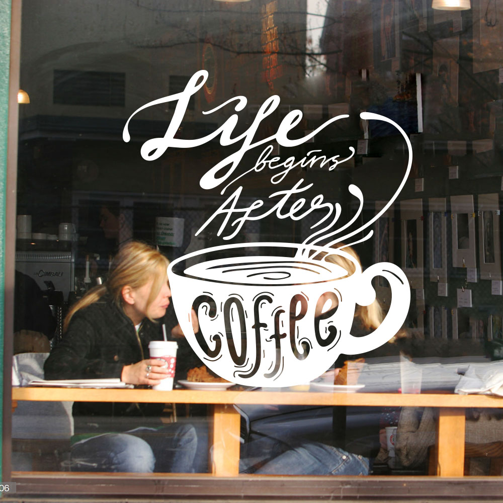 Life Begins After Coffee Mugs  – Commercial Kitchen Tiles recenzja i cena