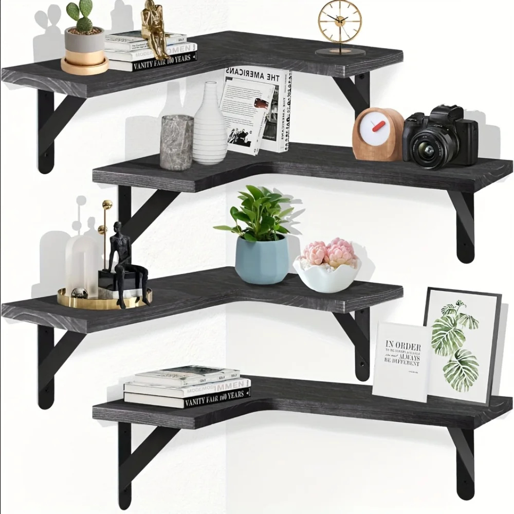 Natural Wood Grain Floating Sh – Commercial Kitchen Organiser recenzja i cena
