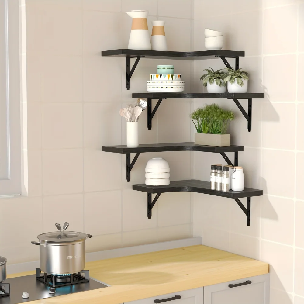 Natural Wood Grain Floating Sh – Commercial Kitchen Organiser recenzja i cena
