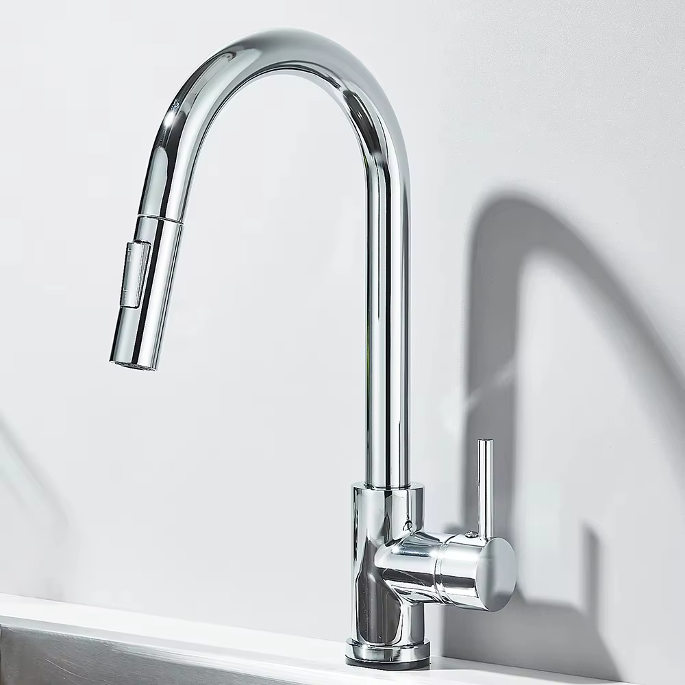 Black silver kitchen faucet, d – Commercial Kitchen Mixer Tap recenzja i cena
