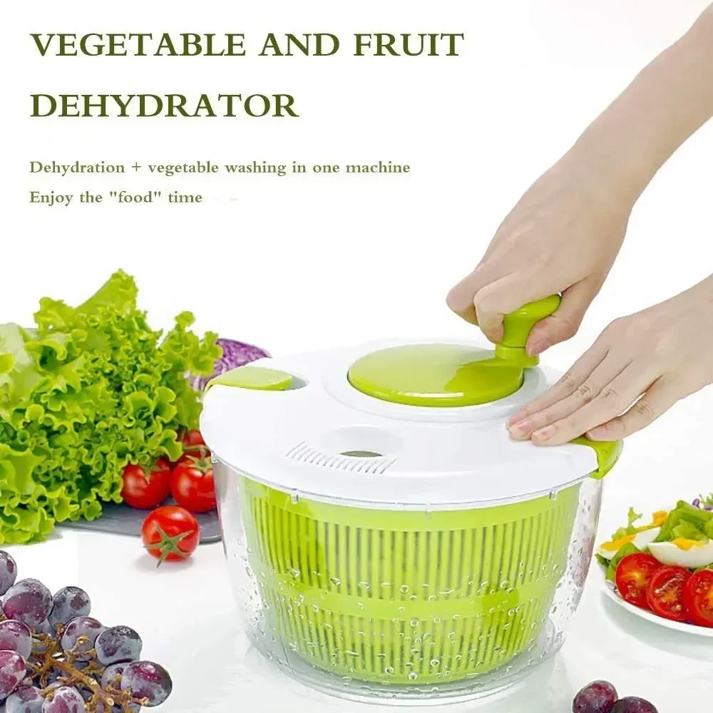 Salad Spinner Dryer Vegetable  – Commercial Kitchen Steamer recenzja i cena