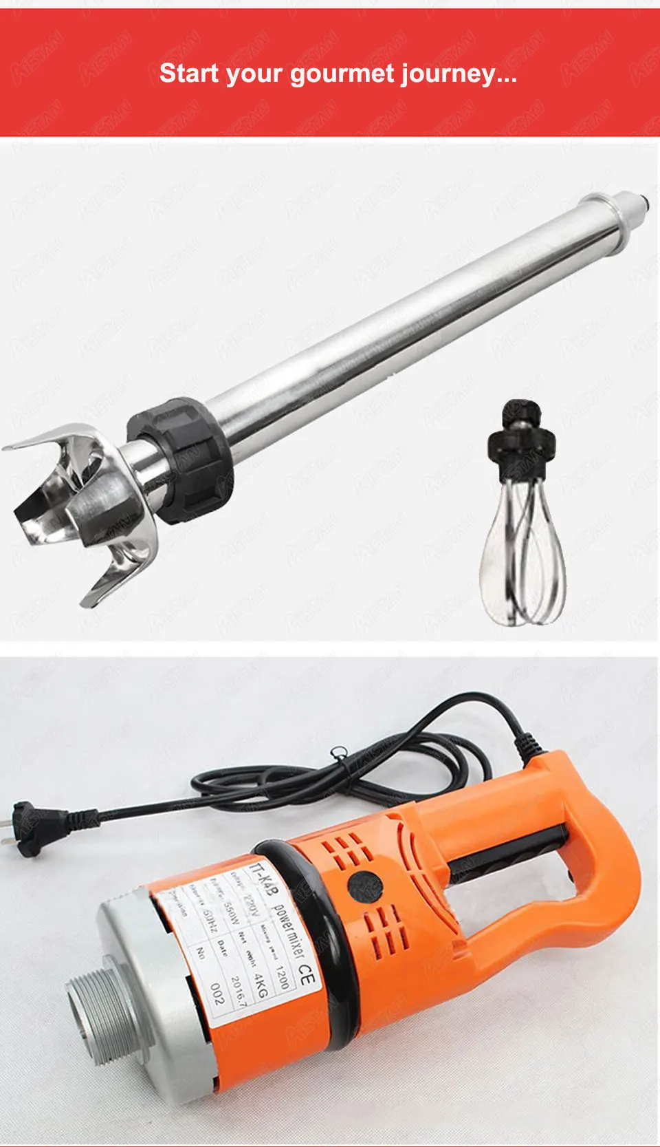 K4B-530 Electric Hand Blender  – Bar Blender Mixing recenzja i cena