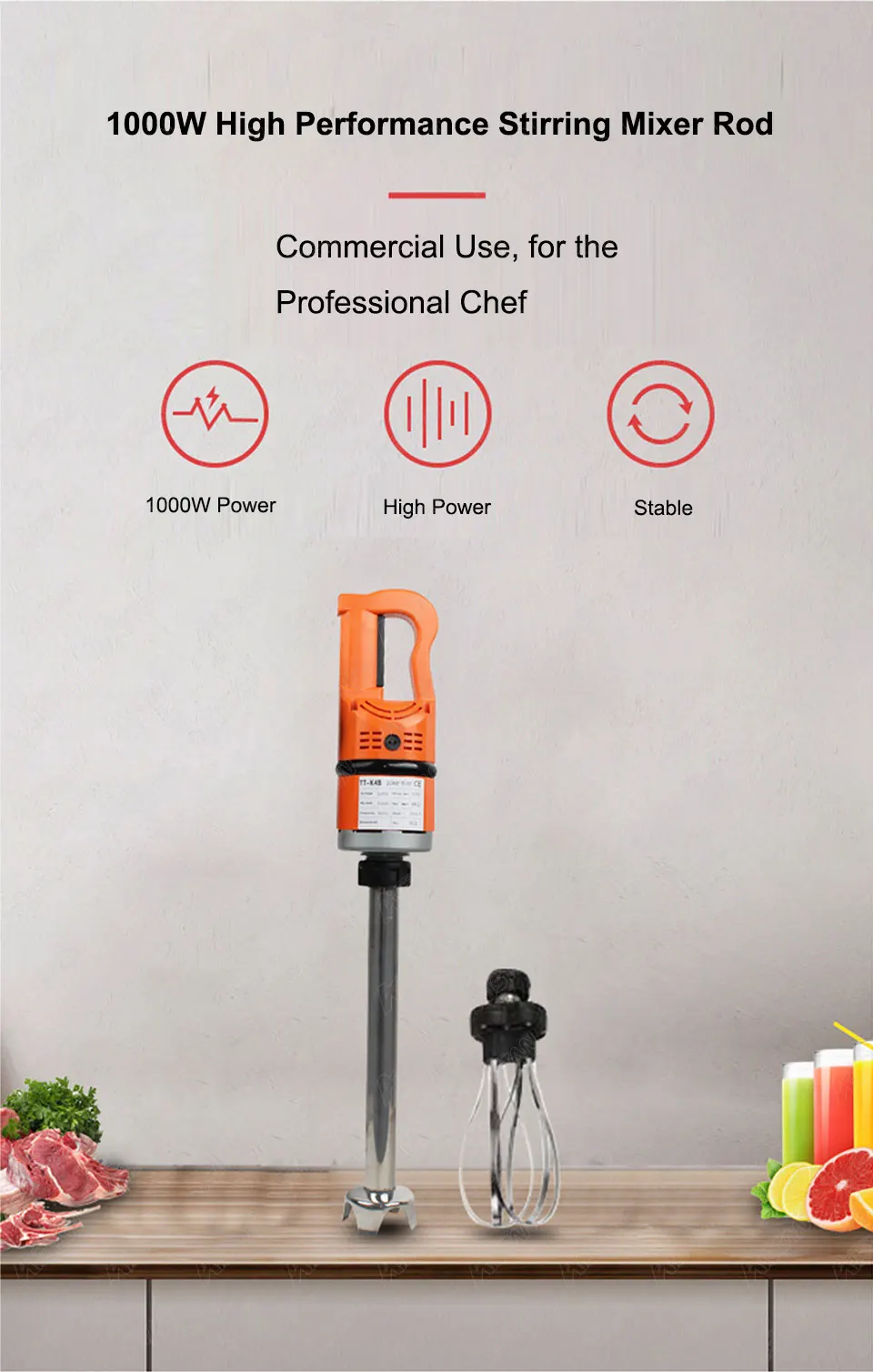 K4B-530 Electric Hand Blender  – Bar Blender Mixing recenzja i cena