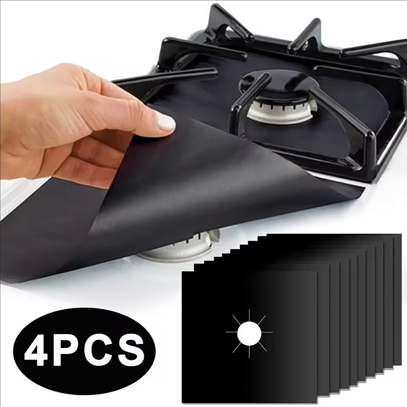 4/8Pcs Gas Stove Protector Coo – Commercial Kitchen Burner recenzja i cena