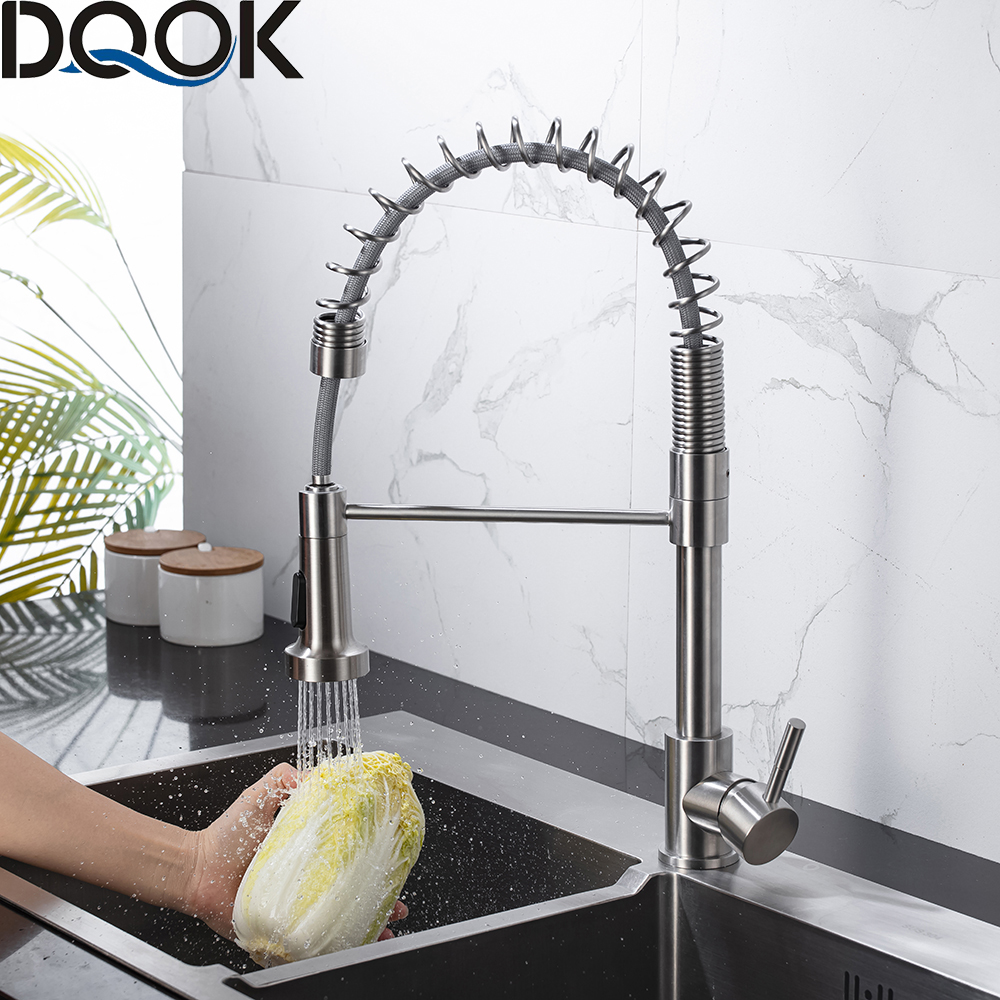 DQOK Matte Black Kitchen Fauce – Commercial Kitchen Mixer Tap recenzja i cena