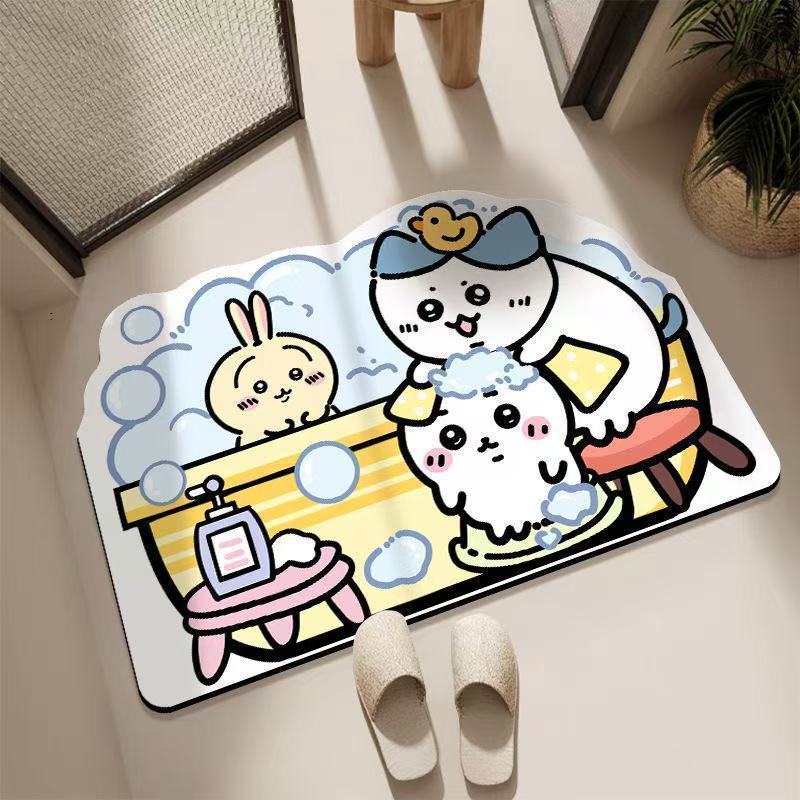Chiikawa Floor Mat Quick-dryin – Kitchen Flooring Commercial recenzja i cena