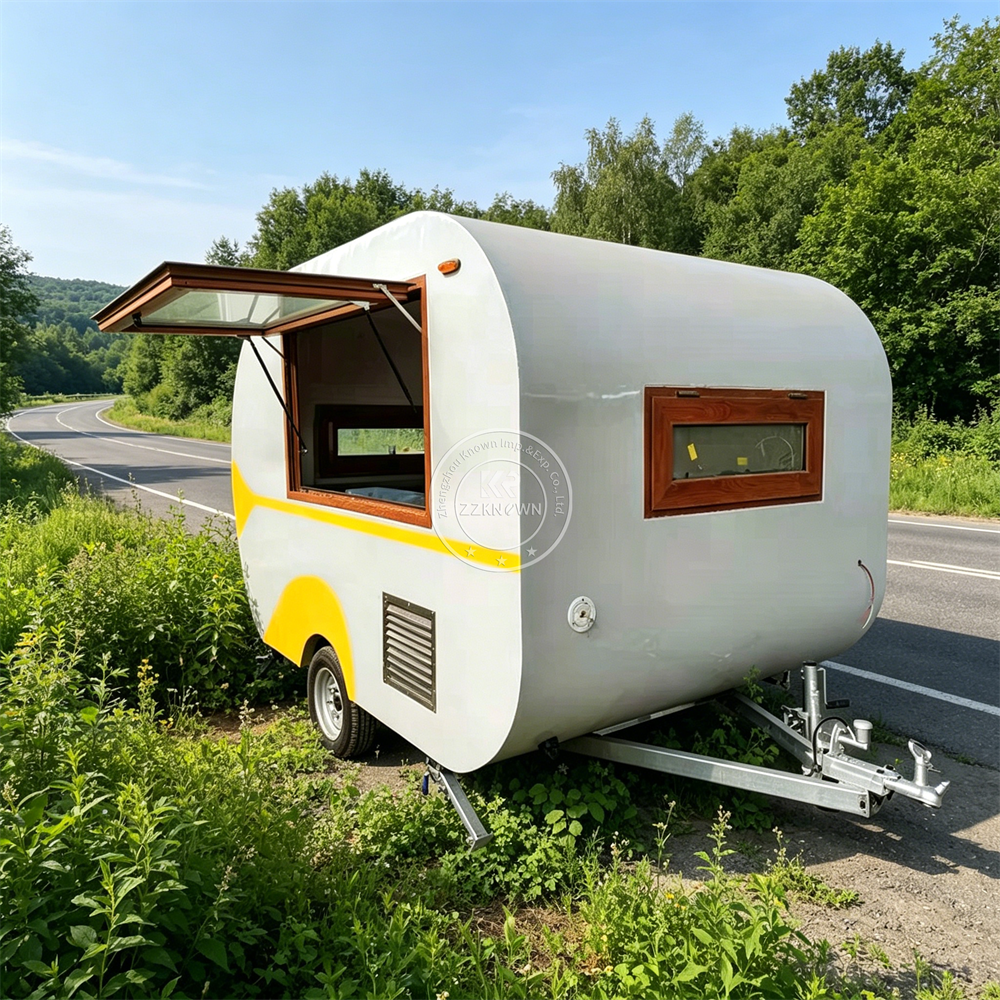 Stainless Steel Mobile Food Tr – Commercial Kitchen Trailer recenzja i cena
