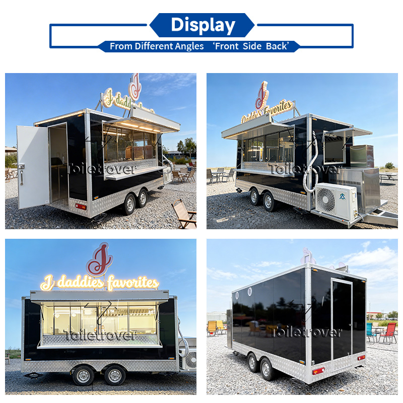 Cheap Food Truck Carts Customi – Commercial Kitchen Trailer recenzja i cena