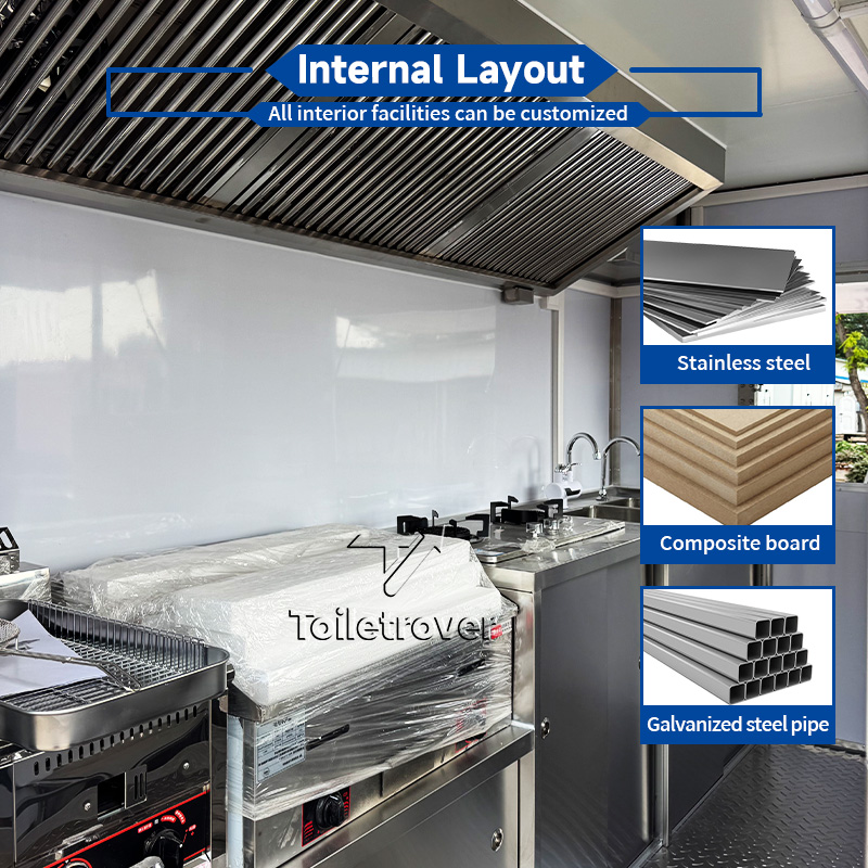 Cheap Food Truck Carts Customi – Commercial Kitchen Trailer recenzja i cena