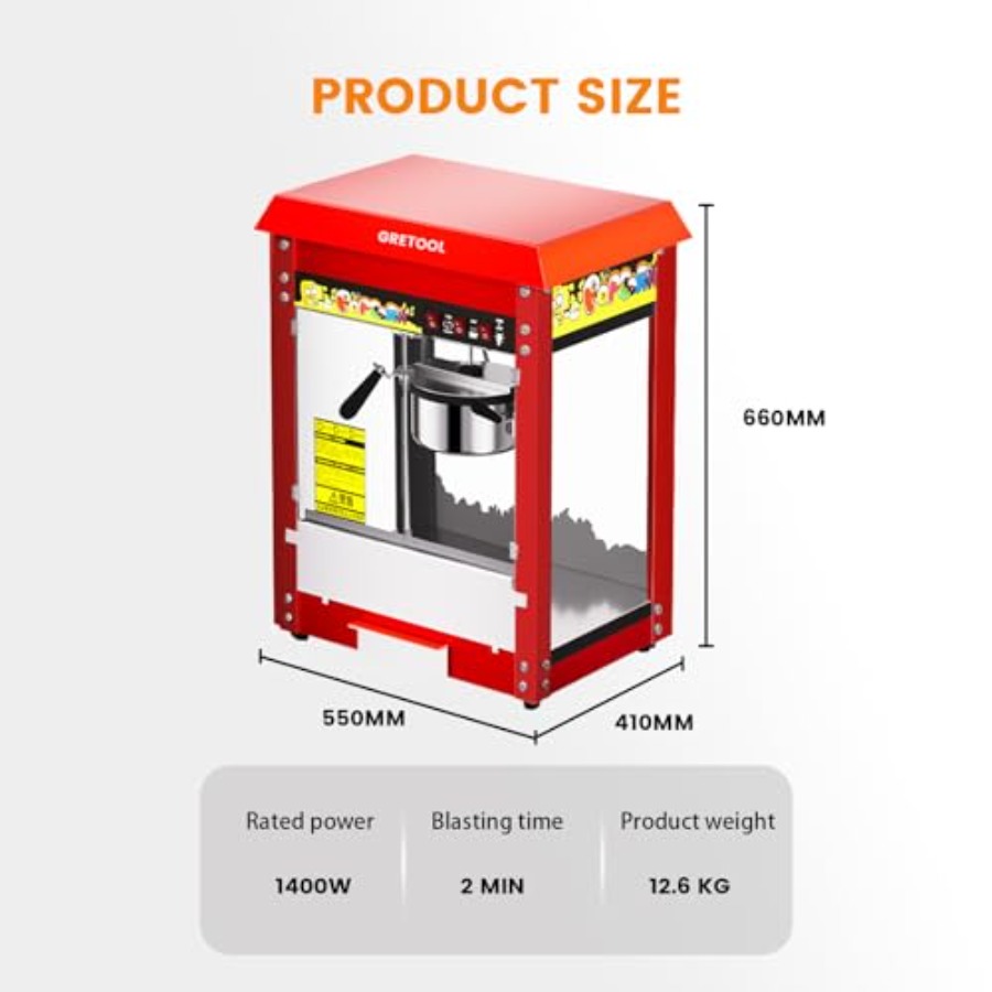 Commercial Popcorn Machine 8 O – Commercial Popcorn Machine recenzja i cena