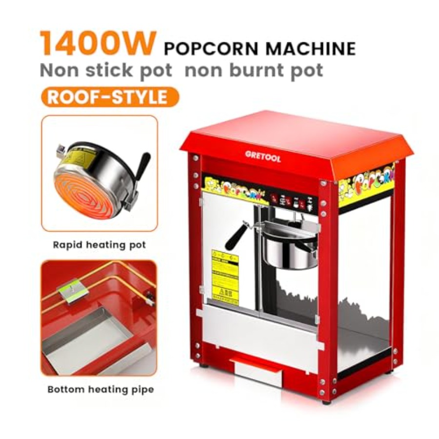 Commercial Popcorn Machine 8 O – Commercial Popcorn Machine recenzja i cena