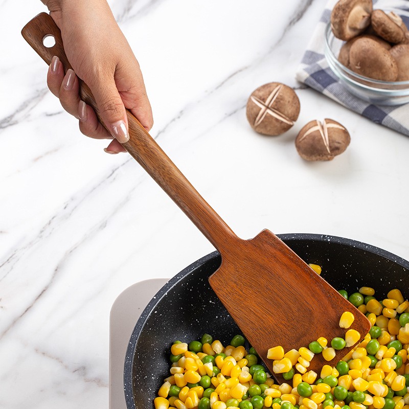 1PC-Wooden spatula for non-sti – Commercial Kitchen Cooking recenzja i cena