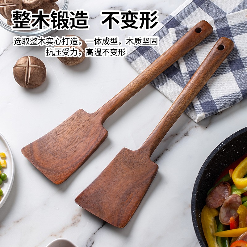 1PC-Wooden spatula for non-sti – Commercial Kitchen Cooking recenzja i cena