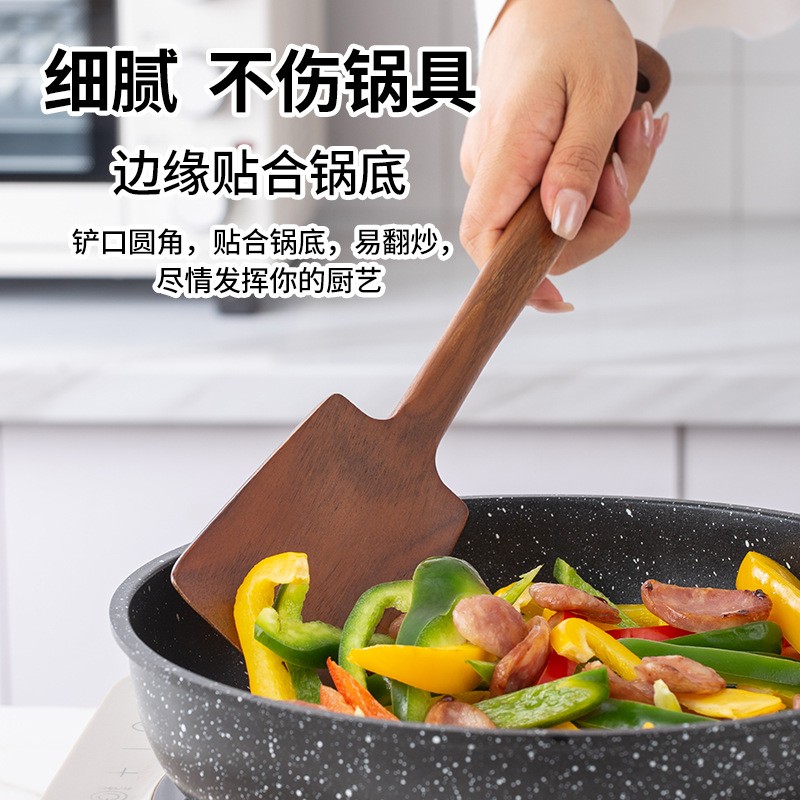 1PC-Wooden spatula for non-sti – Commercial Kitchen Cooking recenzja i cena