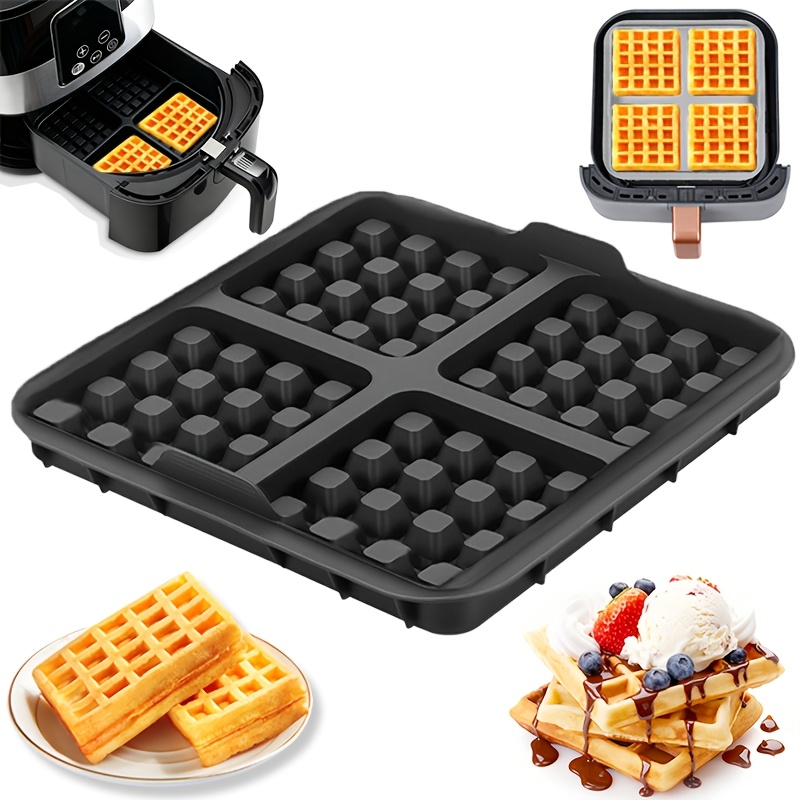 Square Waffle Mold, Non-Stick  – Commercial Kitchen Cooking recenzja i cena
