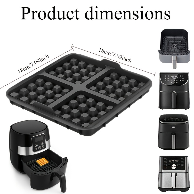 Square Waffle Mold, Non-Stick  – Commercial Kitchen Cooking recenzja i cena