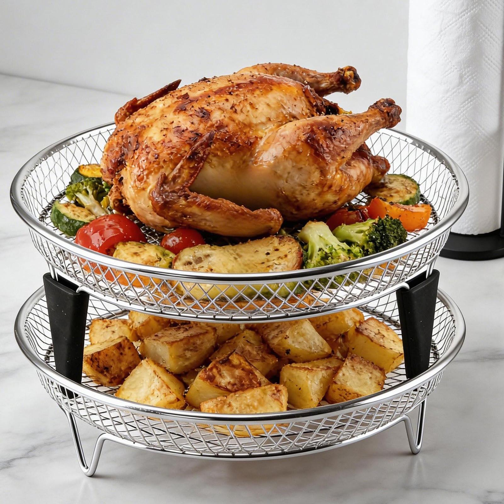 Air Fryer Accessories Stainles – Commercial Kitchen Steamer recenzja i cena