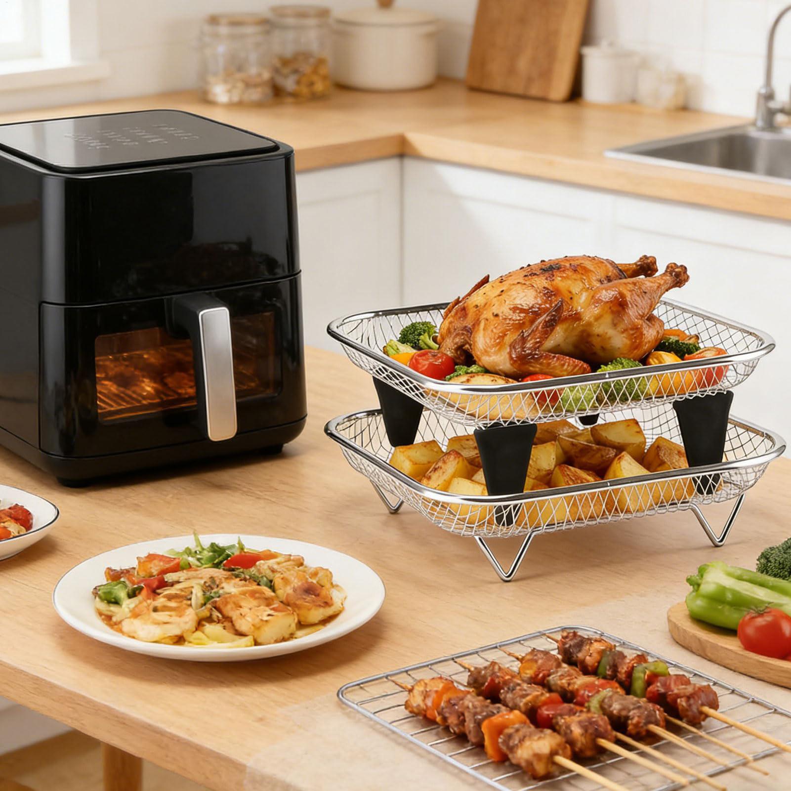 Air Fryer Accessories Stainles – Commercial Kitchen Steamer recenzja i cena