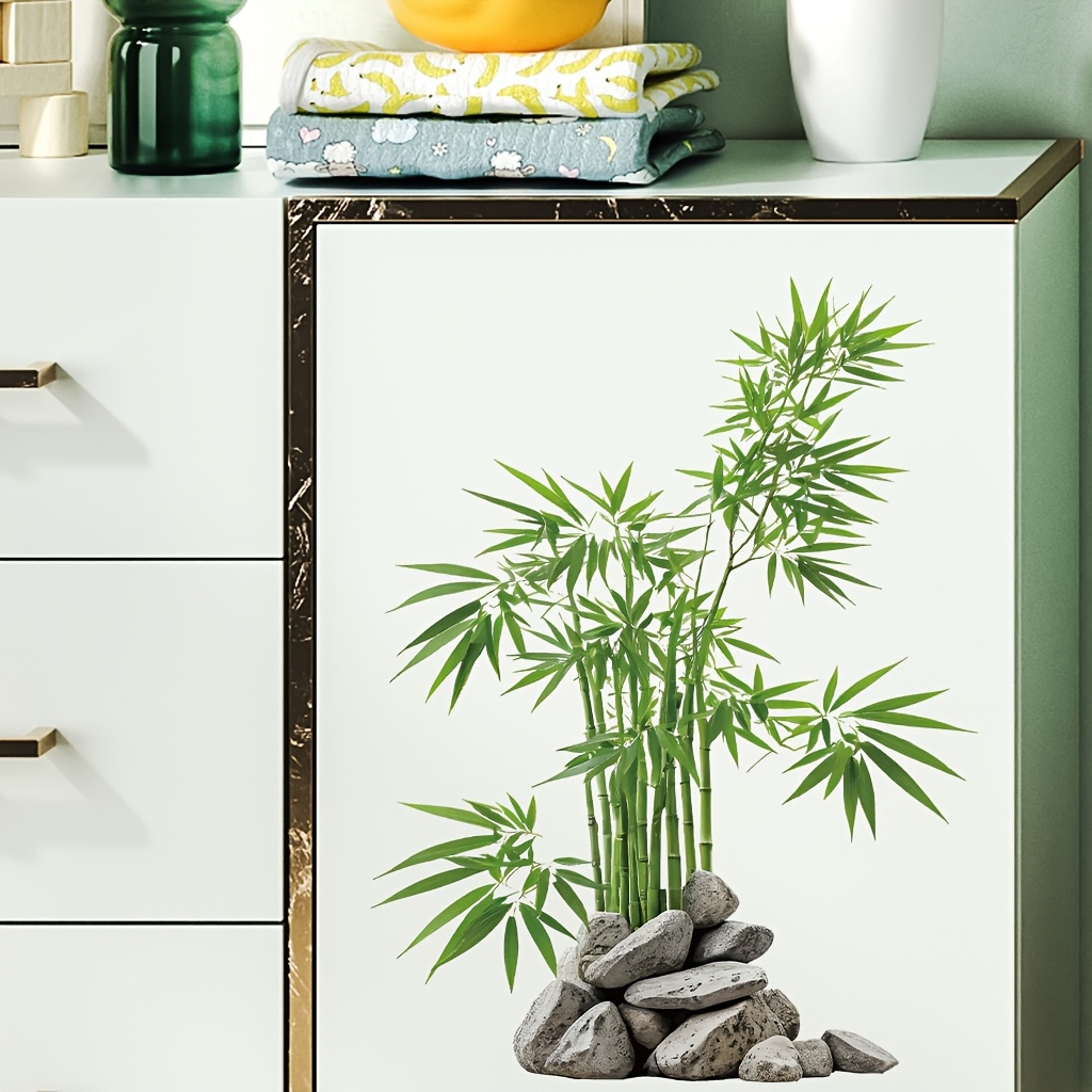 Watercolor Green Bamboo Leaf P – Commercial Kitchen Tiles recenzja i cena