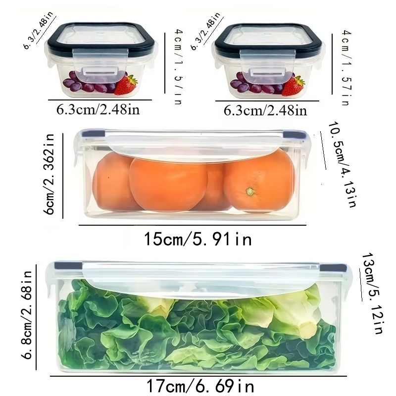 8Pcs Set Includes 4 Containers – Commercial Kitchen Organiser recenzja i cena