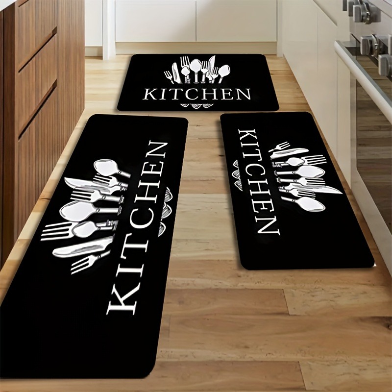 1 Piece Black Kitchen Floor Ma – Kitchen Flooring Commercial recenzja i cena