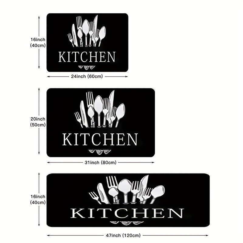 1 Piece Black Kitchen Floor Ma – Kitchen Flooring Commercial recenzja i cena