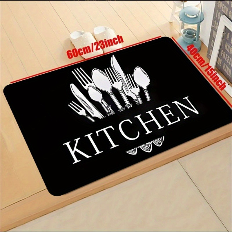 1 Piece Black Kitchen Floor Ma – Kitchen Flooring Commercial recenzja i cena