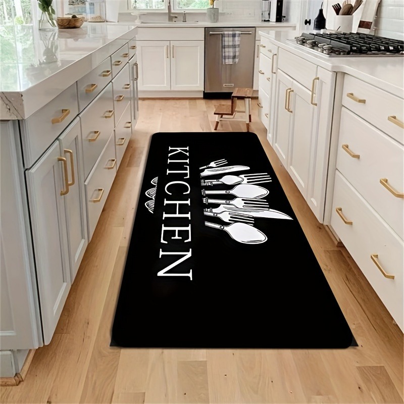 1 Piece Black Kitchen Floor Ma – Kitchen Flooring Commercial recenzja i cena