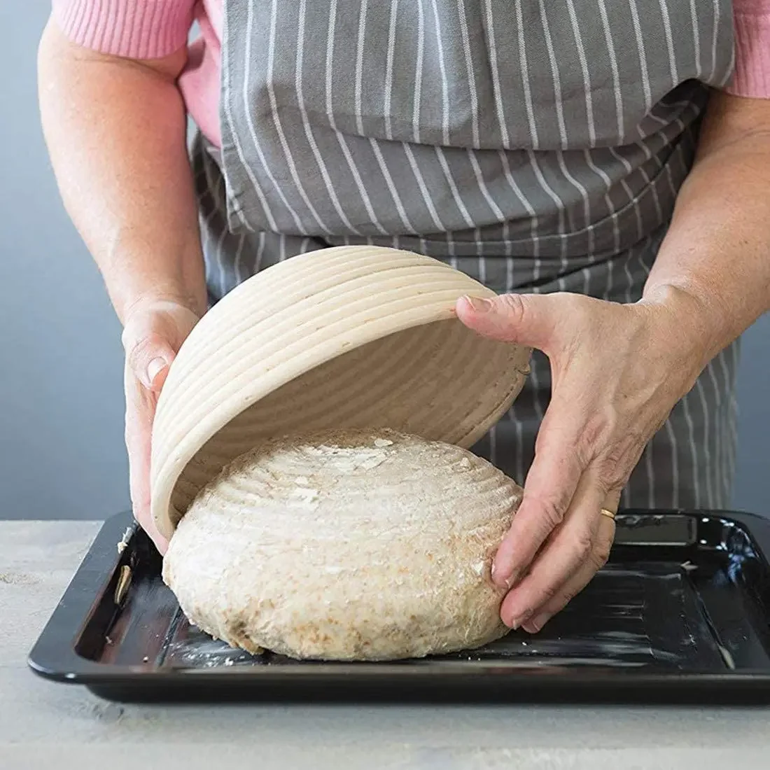 Natural Rattan Bread Proofing  – Crepe Maker Griddle recenzja i cena