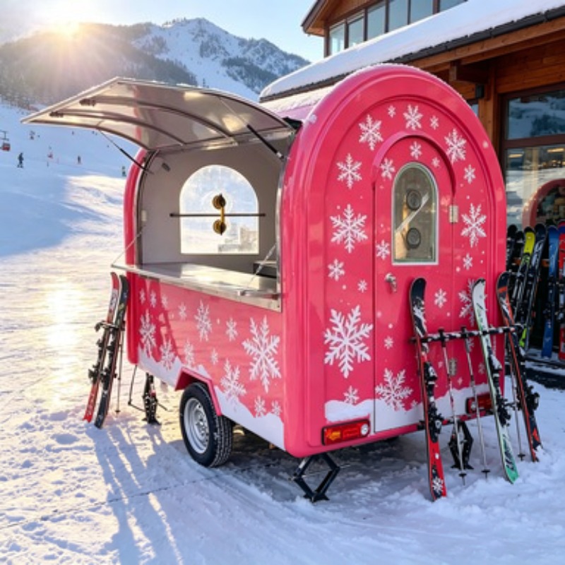 Hot Dog BBQ Mobile Kitchen Tra – Commercial Kitchen Trailer recenzja i cena