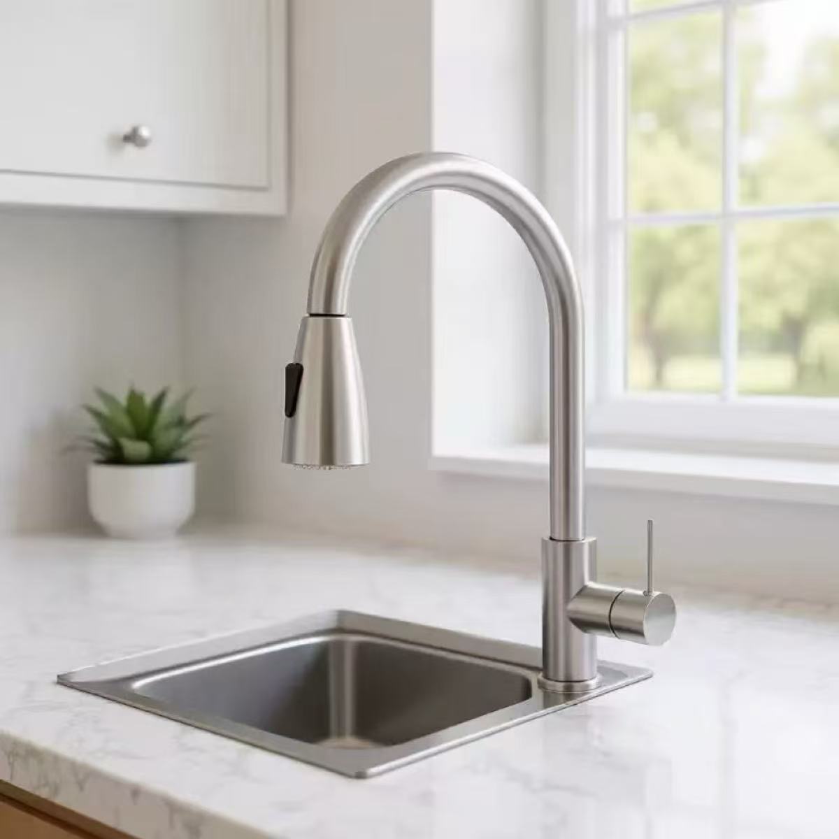 Kitchen Faucet Single Hole Pul – Commercial Kitchen Mixer Tap recenzja i cena