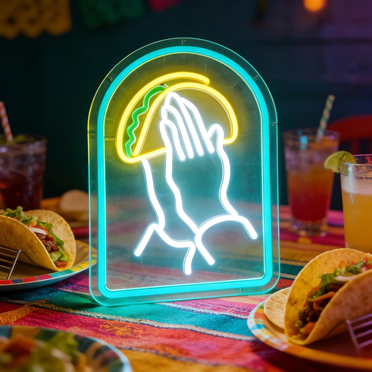 Taco LED Neon Sign LED Wall Li – Commercial Kitchen Ideas recenzja i cena