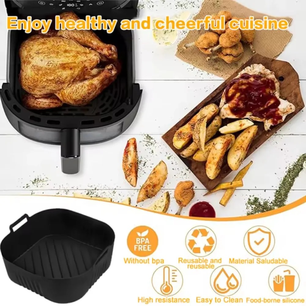 Silicone Air Fryer Mold Oil Fi – Commercial Kitchen Cooking recenzja i cena